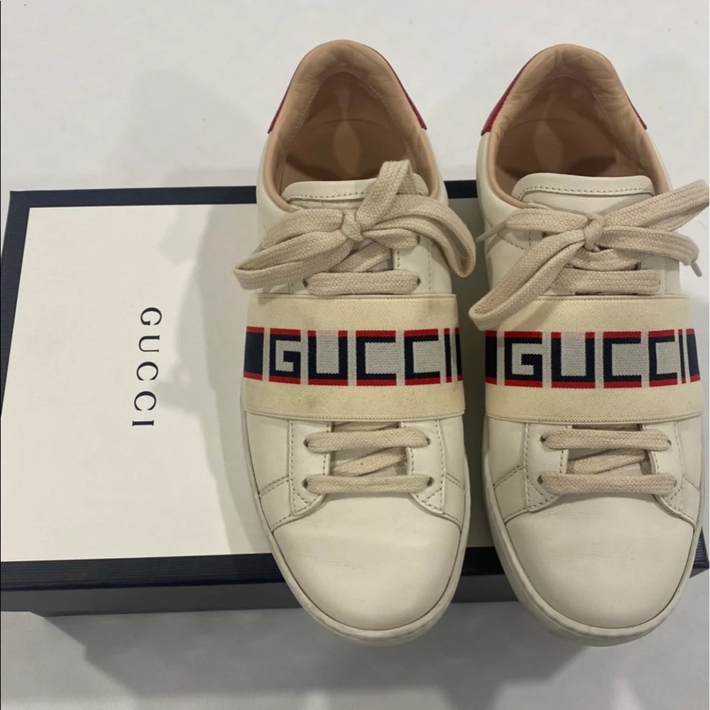 Gucci Ace Strap Sneakers